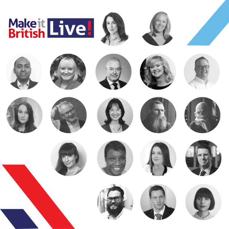 Speaker line-up for Make It British Live 2019