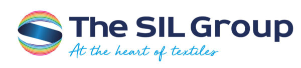 SIL Group company logo with strapline "At the heart of textiles"