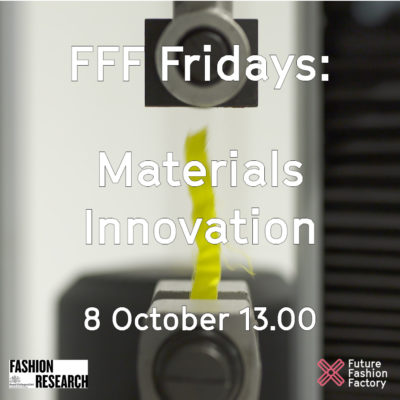 FFF Fridays Materials Innovation 8 October 13.00